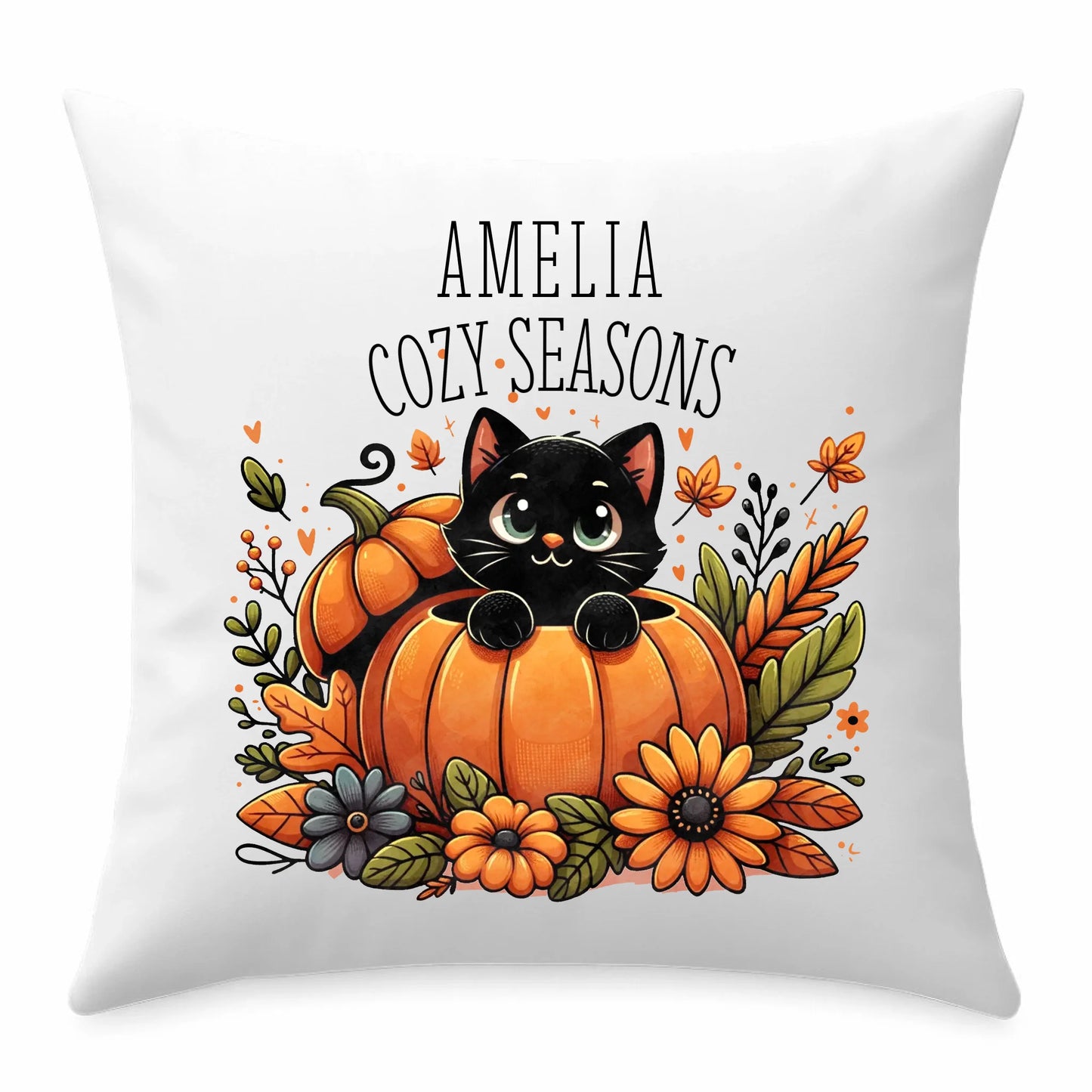 Poduszka jesieniara - Cozy Seasons - personalizowana JS01 - StoryCups.pl