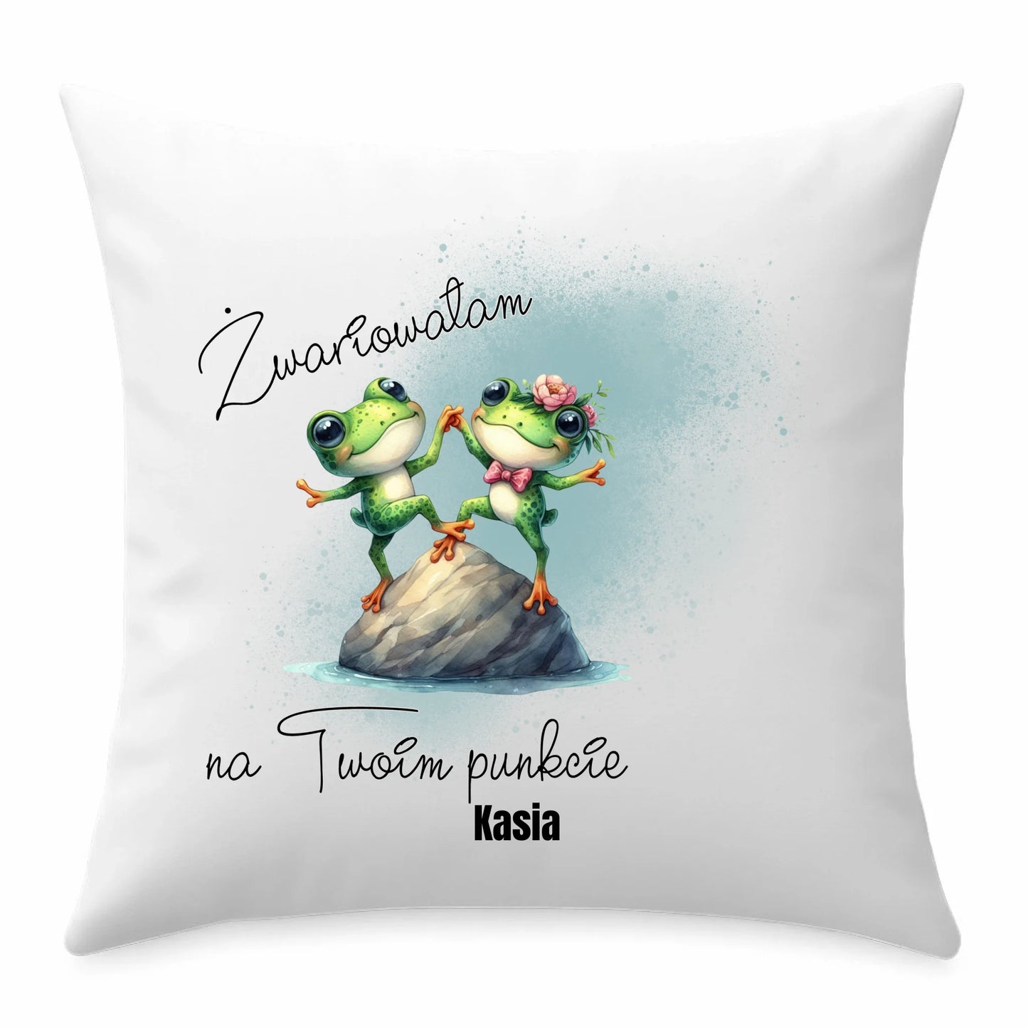 Poduszka z nadrukiem na prezent "Jasiek"