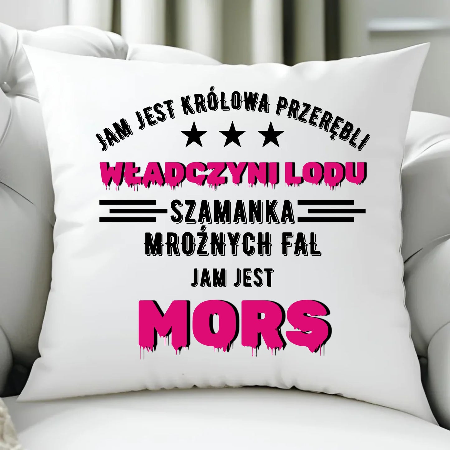 Poduszka z nadrukiem na prezent