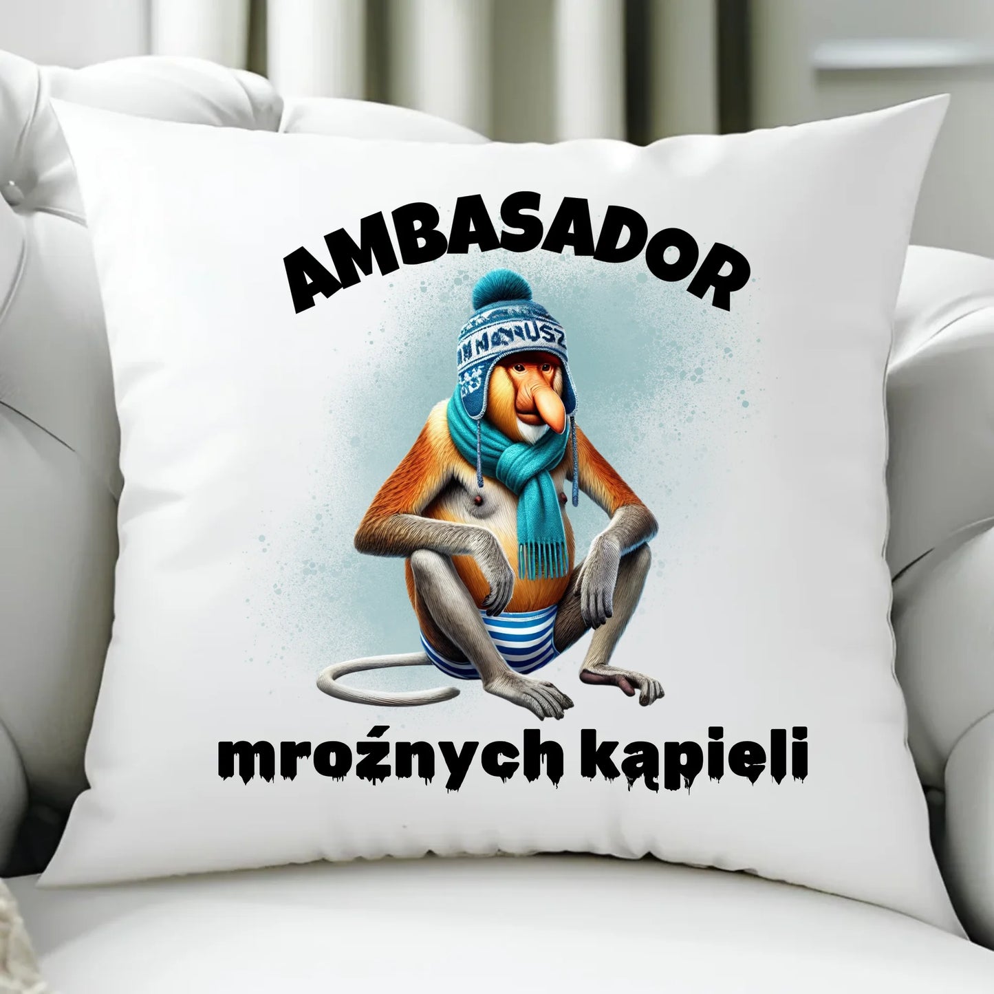 Poduszka z nadrukiem na prezent
