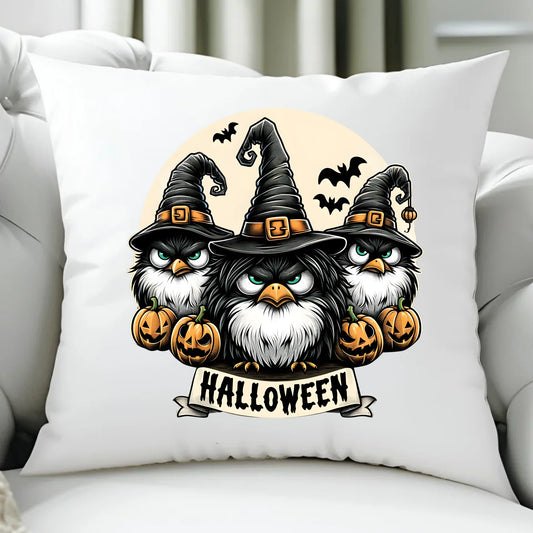 Poduszka na Halloween - Upiorne sowy wiedźmy HL15 - StoryCups.pl