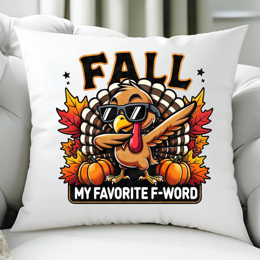 Poduszka jesienna - FALL my favorite F-word JS11 - StoryCups.pl