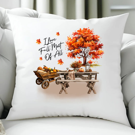 Poduszka jesieniara - Jesienny piknik z dyniami JS04 - StoryCups.pl