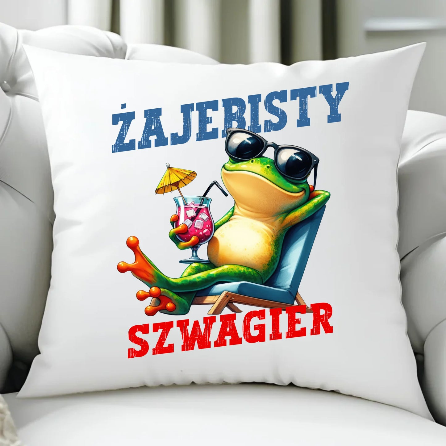 Poduszka z nadrukiem na prezent