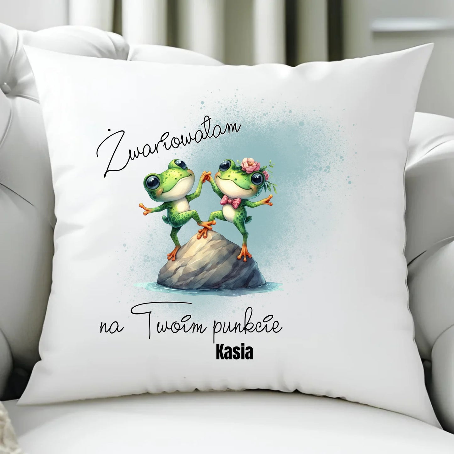 Poduszka z nadrukiem na prezent