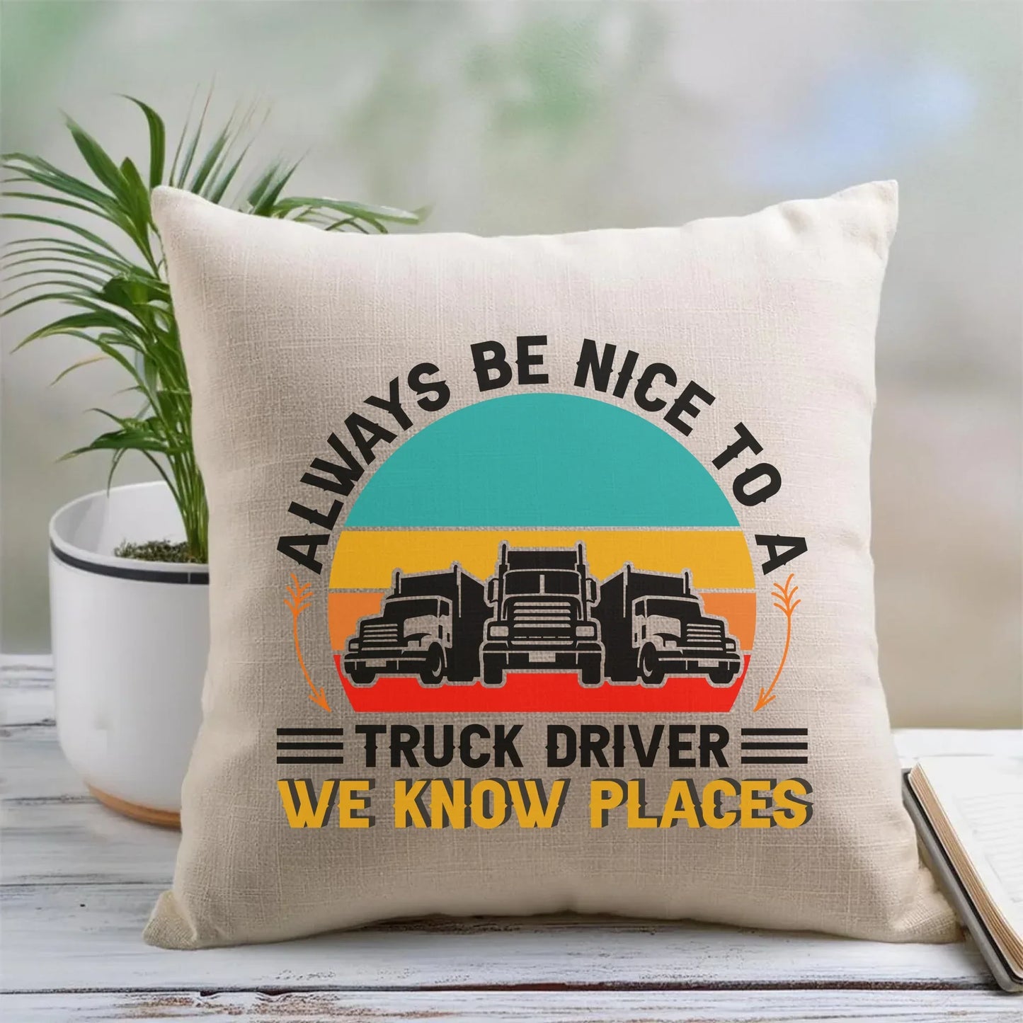 Truck driver | Poduszka dla kierowcy tira ZKT10 - StoryCups.pl
