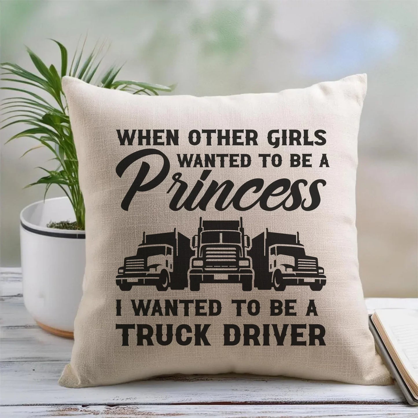 I wanted to be a truck driver | Poduszka dla kierowcy tira ZKT08 - StoryCups.pl