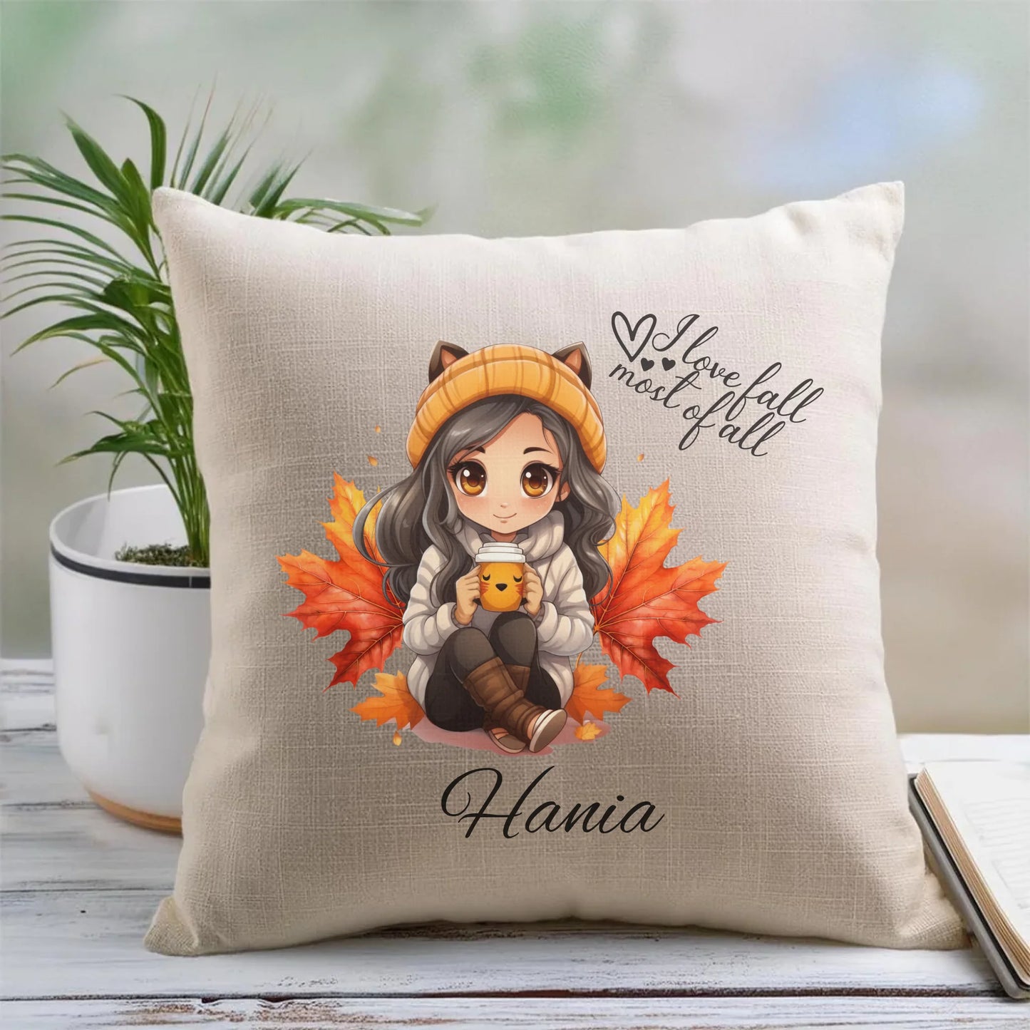 Poduszka jesieniara - Anime - personalizowana JS06 - StoryCups.pl