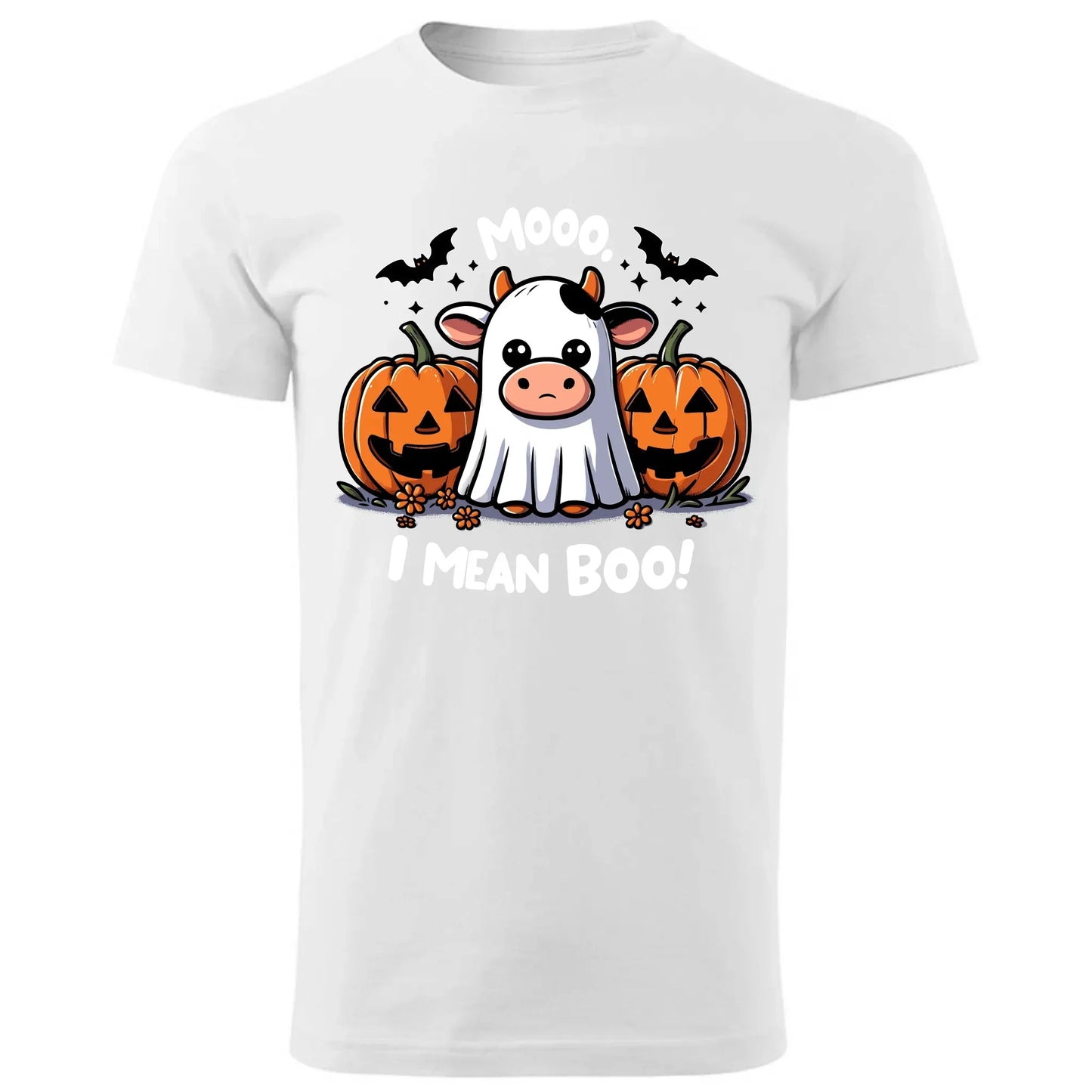 Mooo I mean Boo! | Koszulka męska na Halloween HL14 - StoryCups.pl