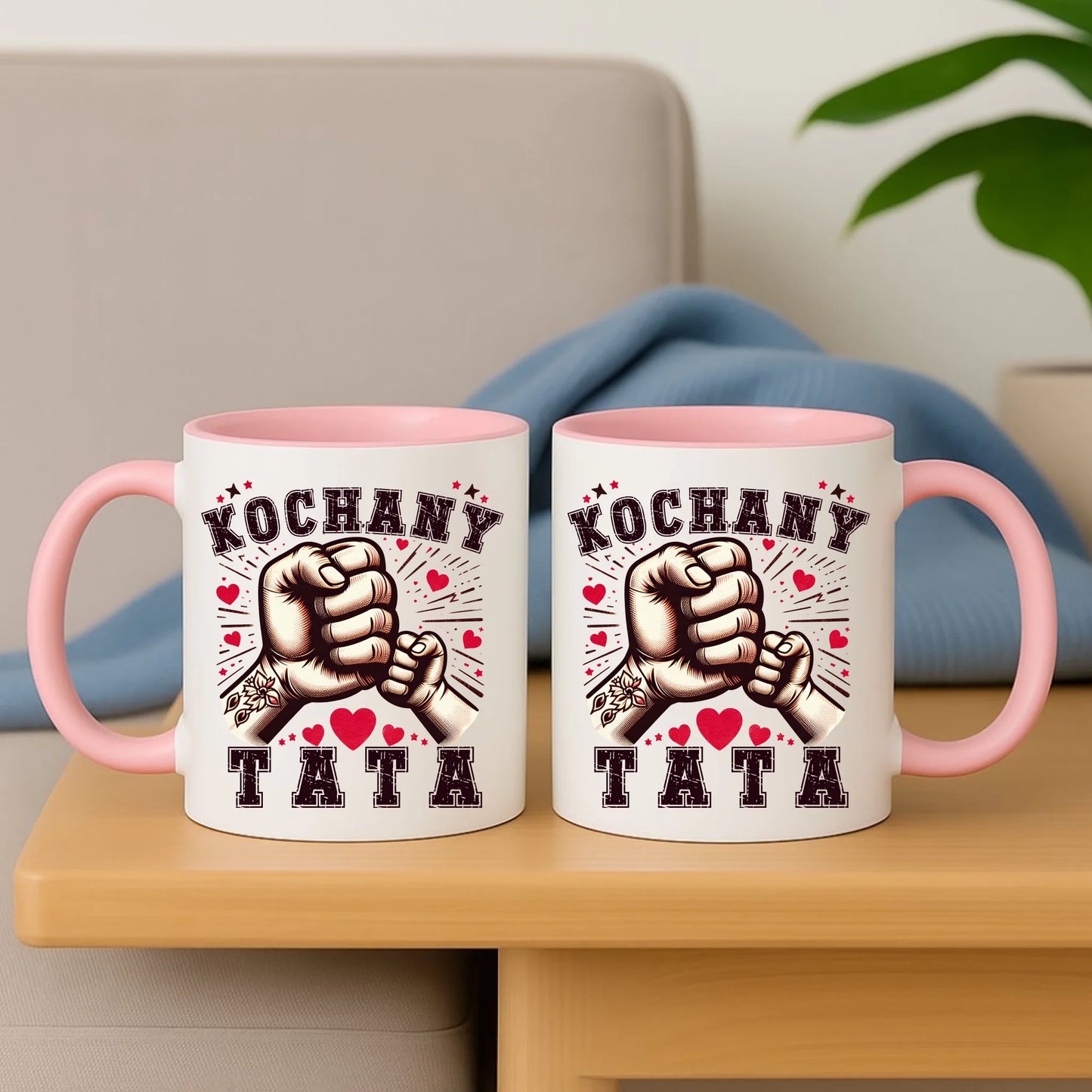 Personalizowany kubek dla taty na prezent Dzień Ojca Święta Urodziny