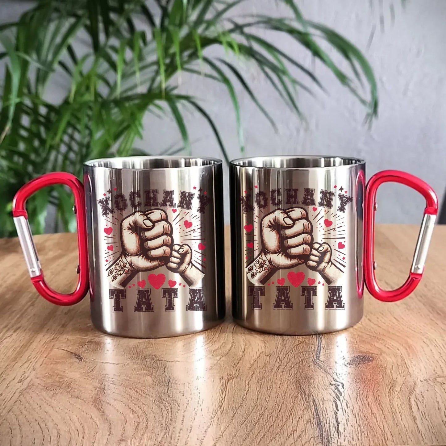 Kochany Taty | Metalowy kubek dla taty DT18 - StoryCups.pl