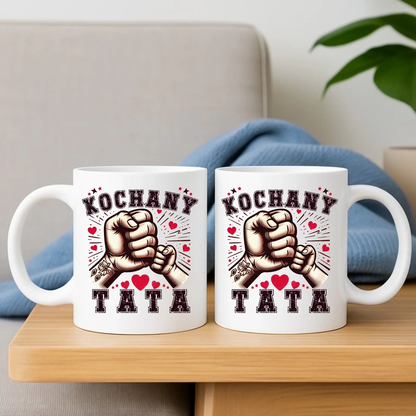 Kochany taty | Zestaw poduszka i kubek dla taty DT18 - StoryCups.pl