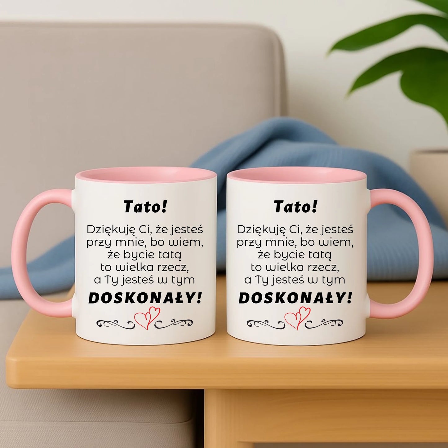 Personalizowany kubek dla taty na prezent Dzień Ojca Święta Urodziny
