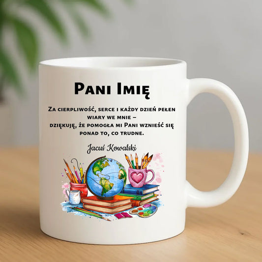 Podziękowanie dla nauczyciela | Kubek prezent na Zakończenie Roku Szkolnego N12 - StoryCups.pl