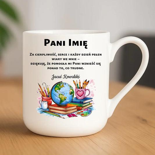 Podziękowanie dla nauczyciela | Kubek elegant prezent na Zakończenie Roku Szkolnego N12 - StoryCups.pl