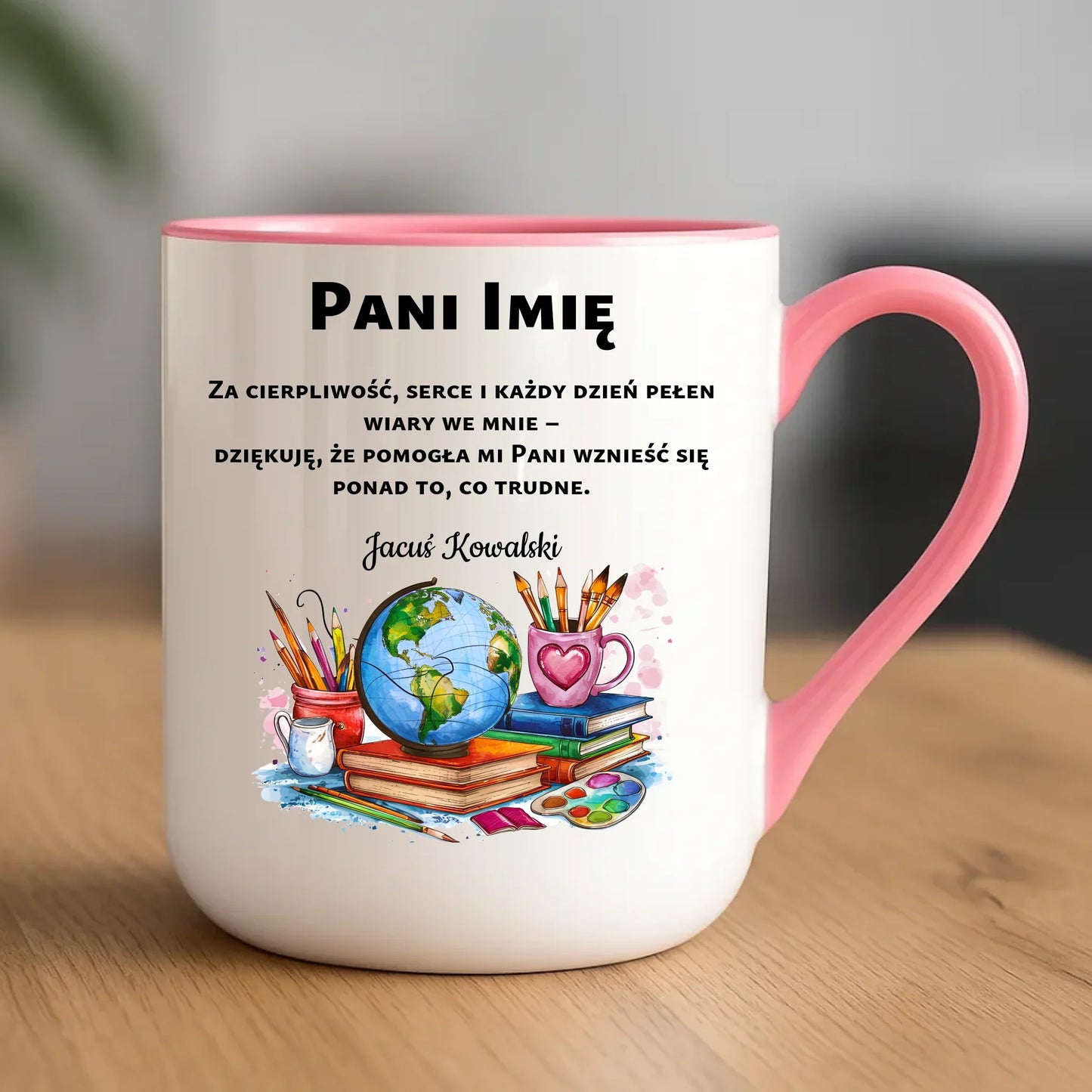 Podziękowanie dla nauczyciela | Kubek elegant prezent na Zakończenie Roku Szkolnego N12 - StoryCups.pl