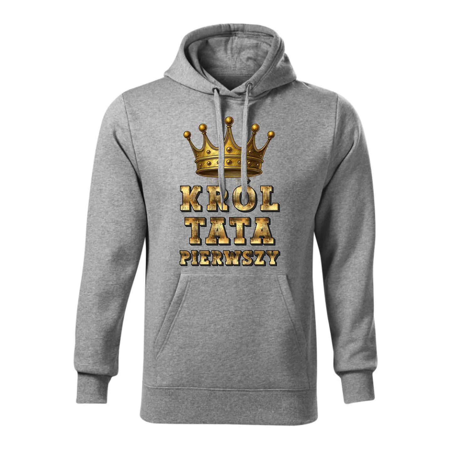 Personalizowana bluza z kapturem dla taty - szara - prezent na Dzień Ojca Święta Urodziny