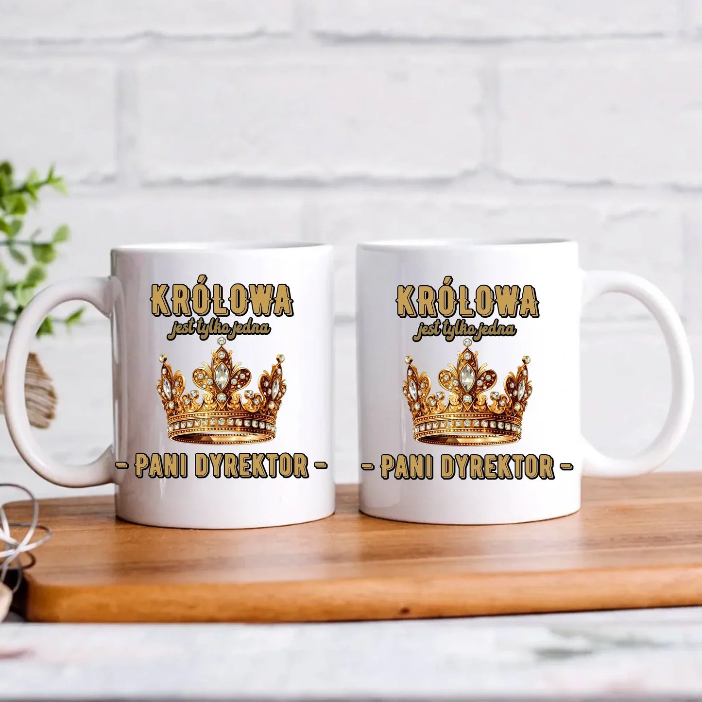 Królowa jest tylko jedna | Kubek prezent dla dyrektorki szkoły N78 - StoryCups.pl