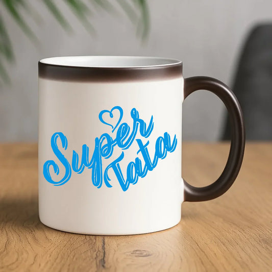 Super tata | Kubek magiczny prezent dla taty DT21 - StoryCups.pl