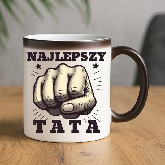Najlepszy tata | Kubek magiczny prezent dla taty DT22 - StoryCups.pl