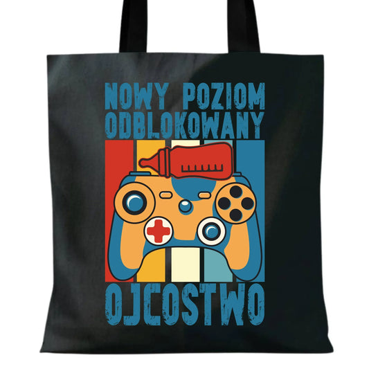 Nowy poziom odblokowany Ojcostwo | Torba dla taty DT24 - StoryCups.pl