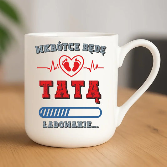 Wkrótce będę tatą | Kubek elegant dla przyszłego taty DT23 - StoryCups.pl