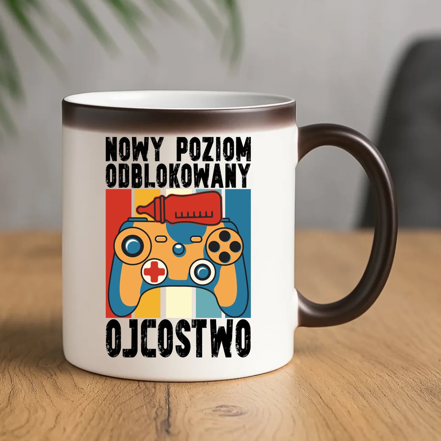 Prezent na Dzień Ojca urodziny imieniny kubek magiczny z nadrukiem