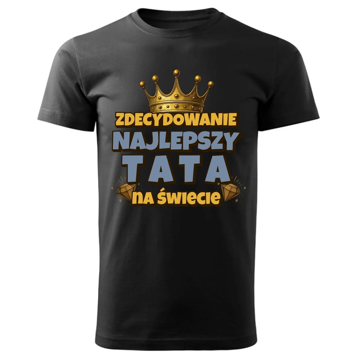 Zdecydowanie najlepszy tata na świecie | Koszulka męska dla taty DT25 - StoryCups.pl