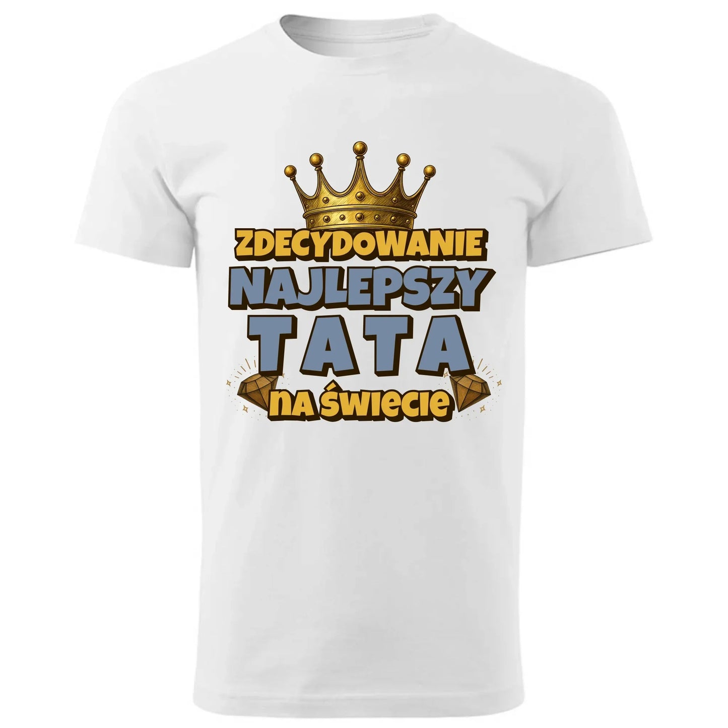 Zdecydowanie najlepszy tata na świecie | Koszulka męska dla taty DT25 - StoryCups.pl
