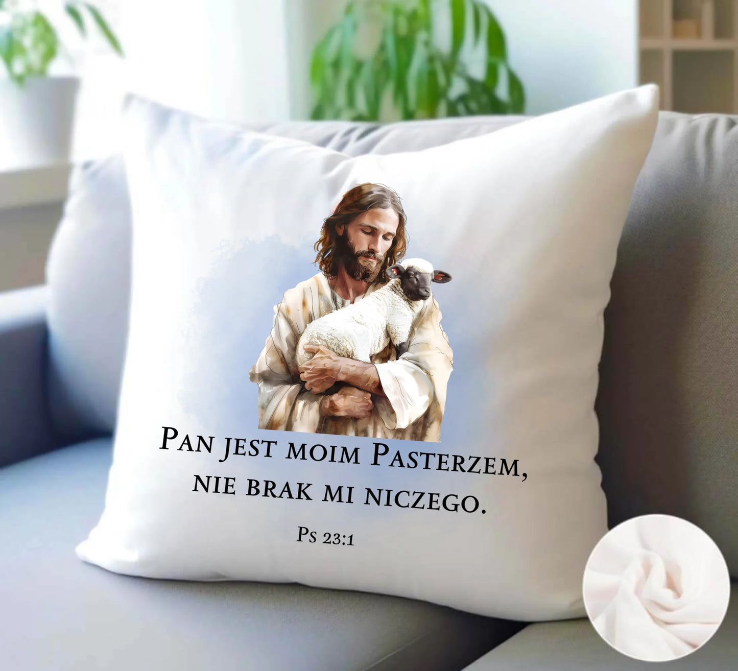 Poduszka PAN JEST MOIM PASTERZEM DU03