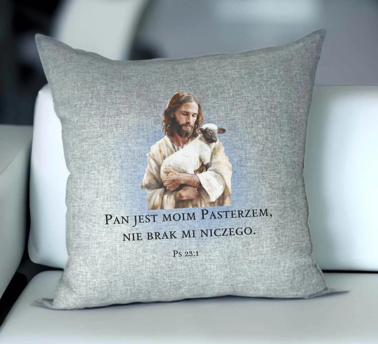 Poduszka PAN JEST MOIM PASTERZEM DU03