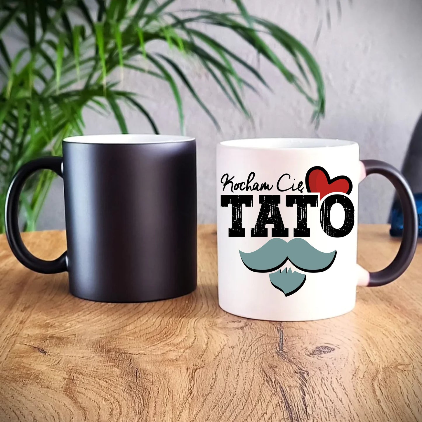 Magiczny kubek dla taty prezent na Dzień Ojca urodziny imieniny