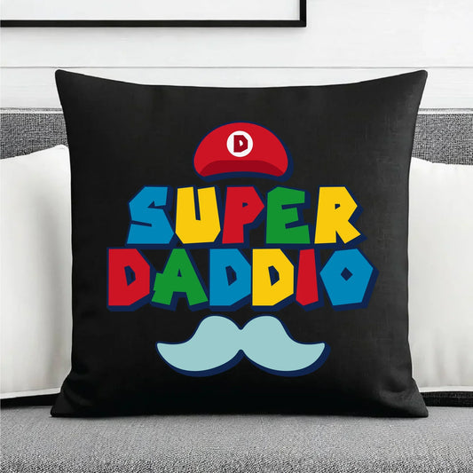 Super Daddio | Poduszka dekoracyjna na prezent dla taty DT28 - StoryCups.pl