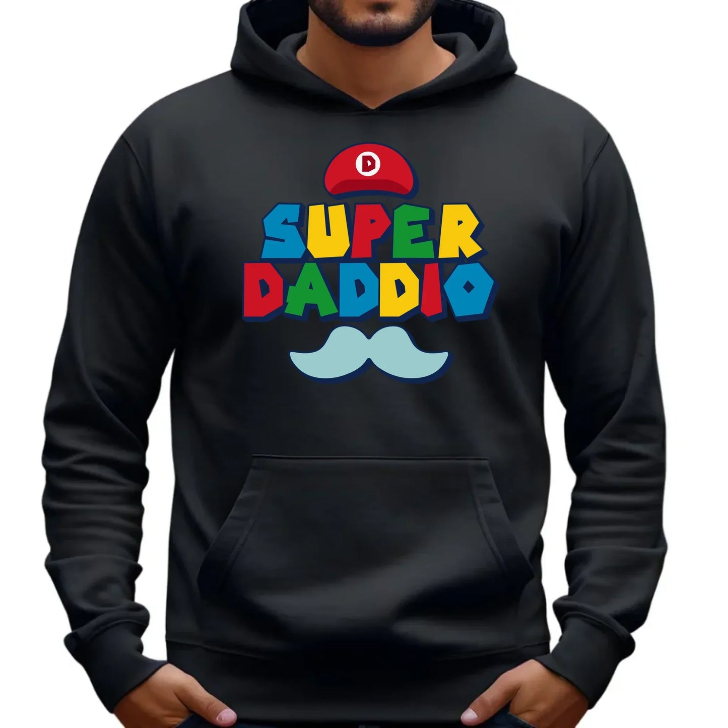 Super Daddio | Bluza męska z kapturem dla taty DT28 - StoryCups.pl