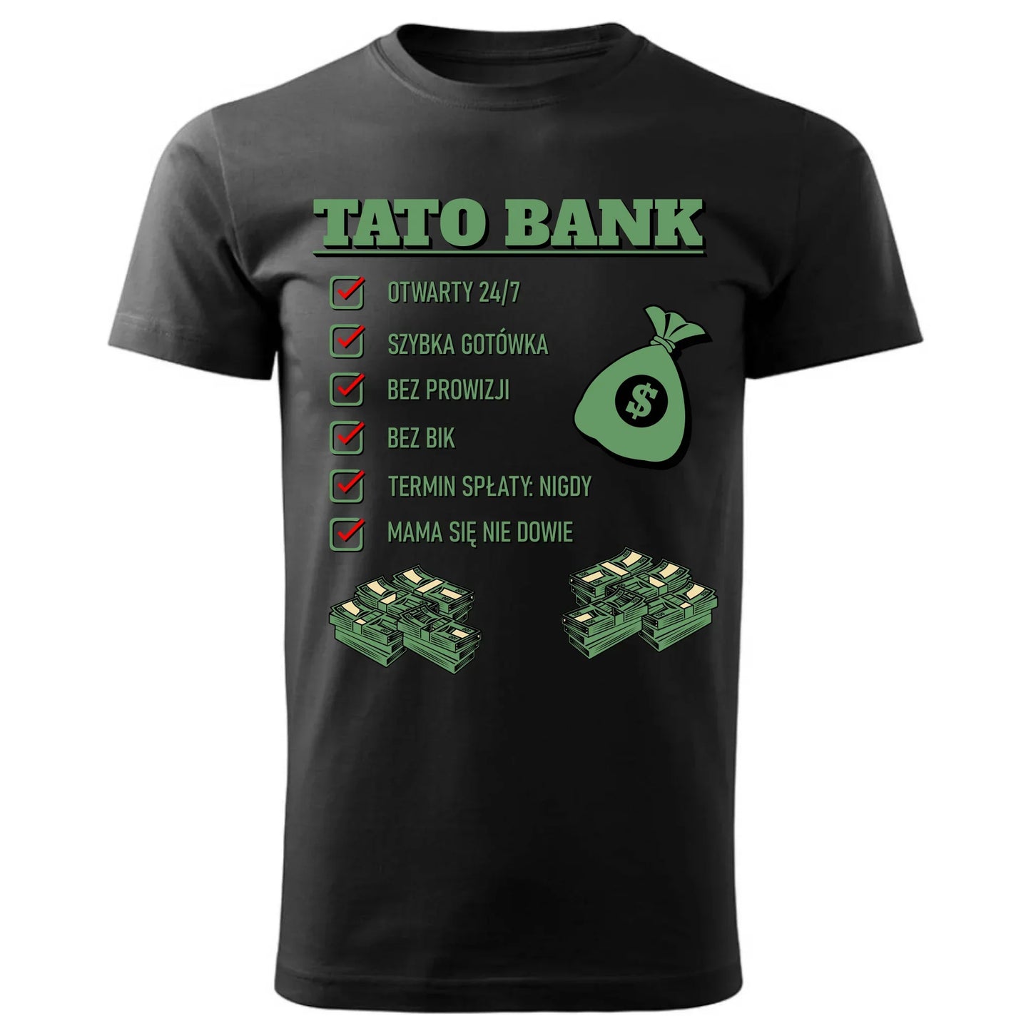 Tato bank | Koszulka męska dla taty DT41 - StoryCups.pl