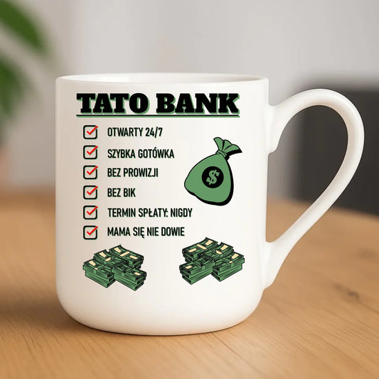 Tato bank | Kubek elegant dla taty DT41 - StoryCups.pl