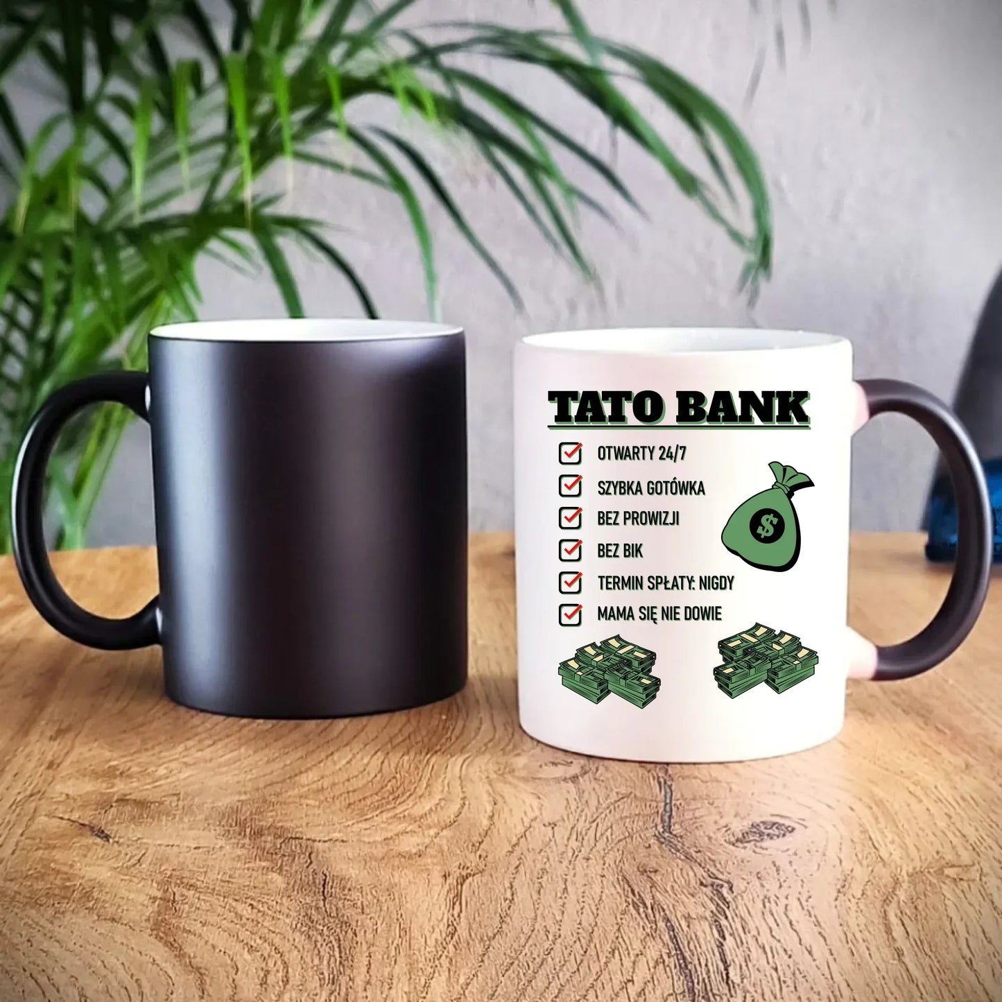 Tato bank | Kubek magiczny dla taty DT41 - StoryCups.pl