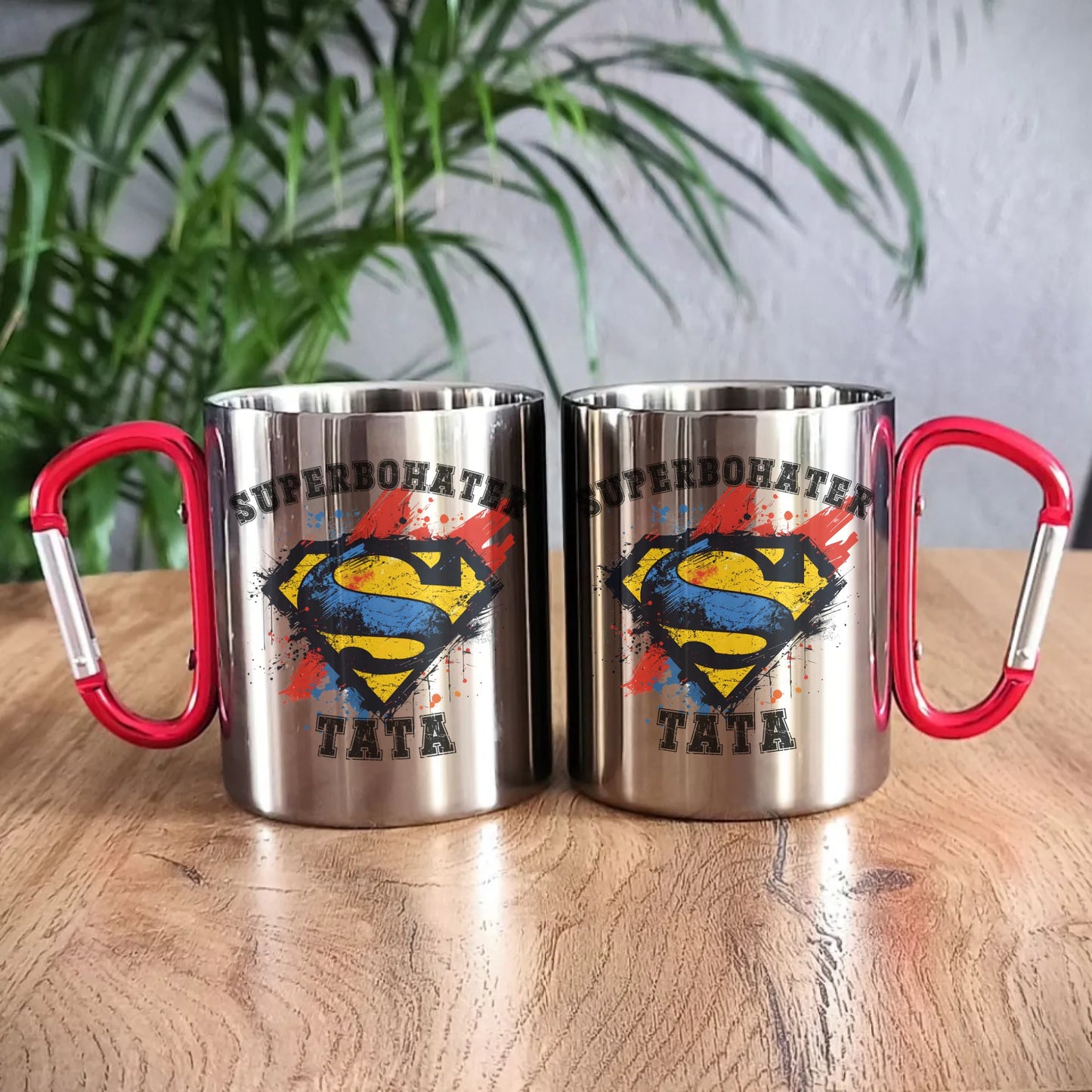 Metalowy kubek dla taty, prezent na Dzień Ojca, prezent dla taty