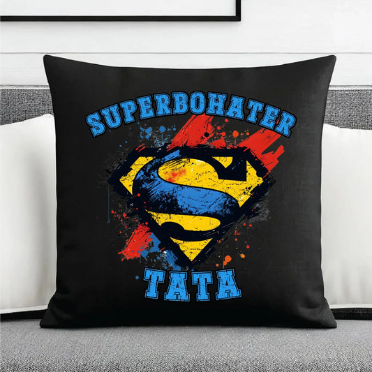 Superhero my dad | Poduszka dekoracyjna dla taty DT29 - StoryCups.pl