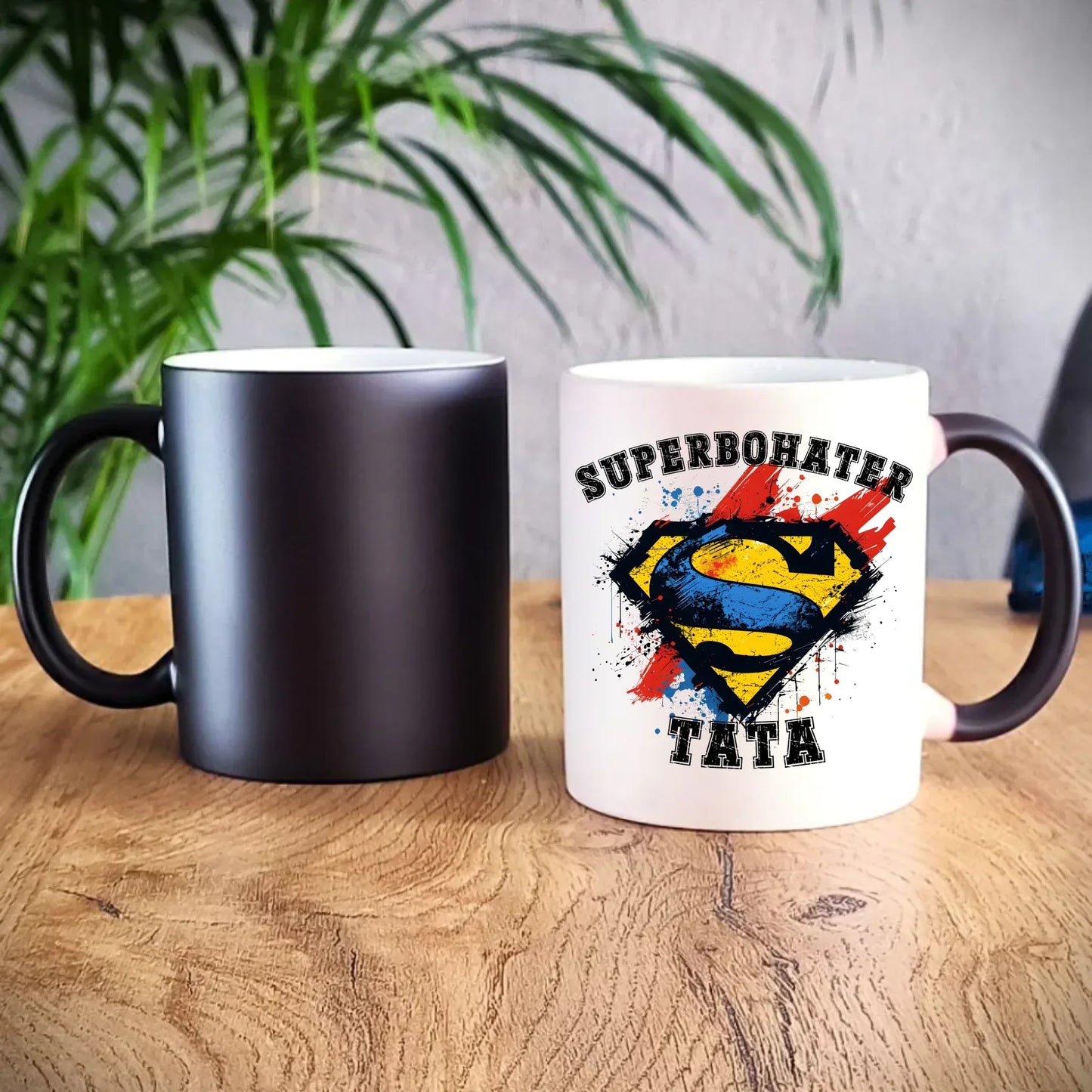 Superbohater tata | Kubek magiczny dla taty DT29 - StoryCups.pl