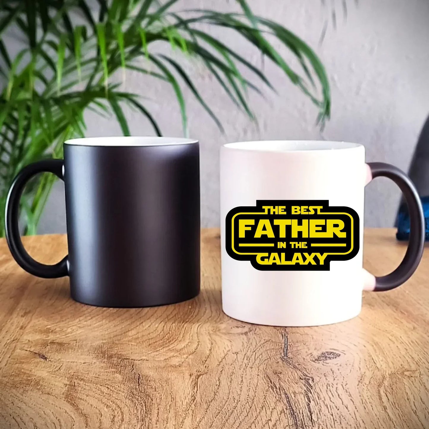 The best father in the galaxy | Kubek magiczny dla taty DT30 - StoryCups.pl