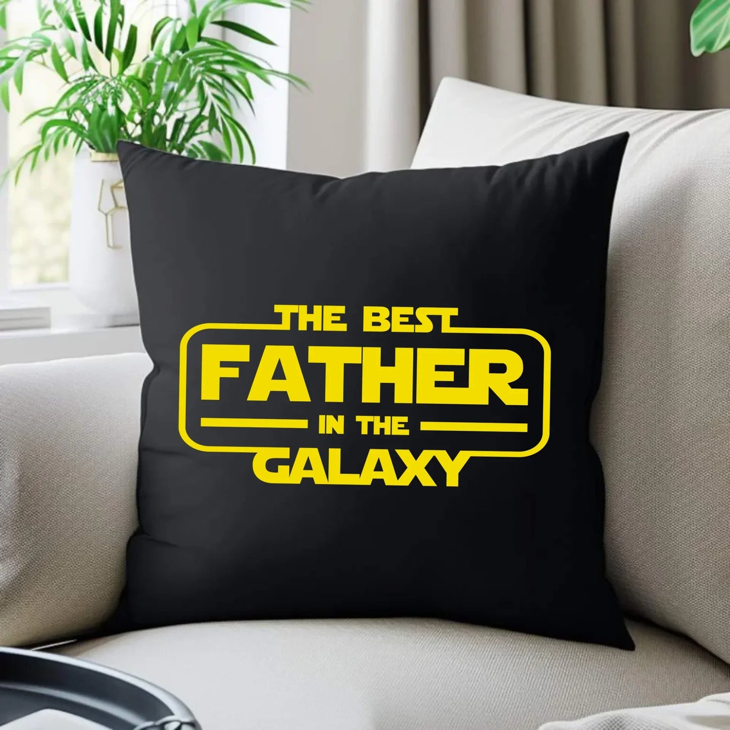 The best father in the galaxy | Poduszka dekoracyjna dla taty DT30 - StoryCups.pl