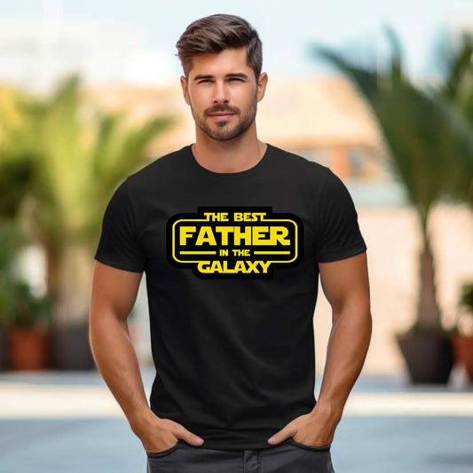 The best father in the galaxy | Koszulka męska dla taty DT30 - StoryCups.pl