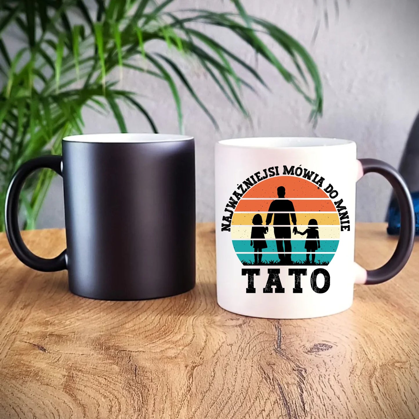 Magiczny kubek dla taty prezent na Dzień Ojca urodziny imieniny