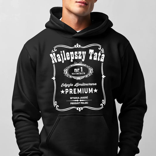 Najlepszy tata na świecie | Bluza męska z kapturem dla taty DT32 - StoryCups.pl