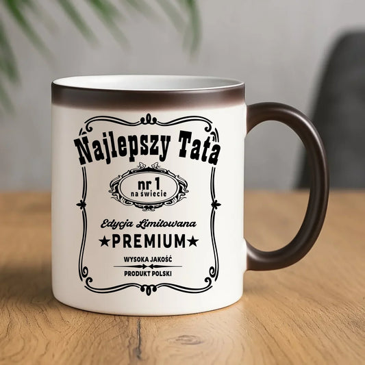 Najlepszy tata na świecie | Kubek magiczny dla taty DT32 - StoryCups.pl