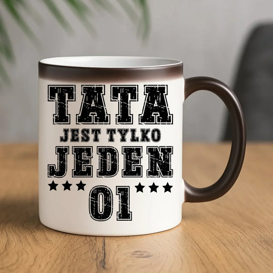 Tata jest tylko jeden | Kubek magiczny dla taty DT33 - StoryCups.pl