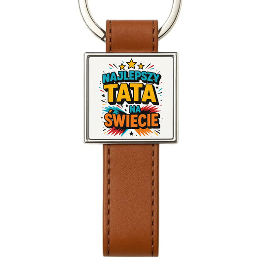 Najlepszy tata na świecie | Brelok dla taty DT34 - StoryCups.pl