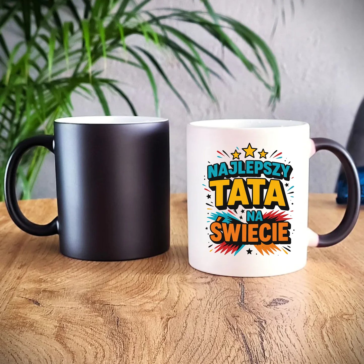 Magiczny kubek dla taty prezent na Dzień Ojca urodziny imieniny