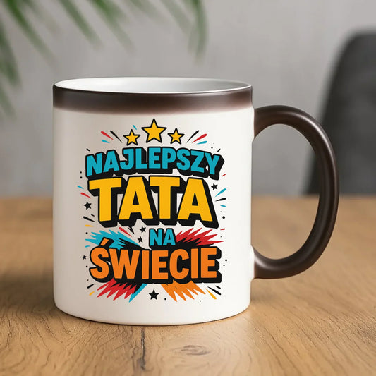 Najlepszy tata na świecie | Kubek magiczny najlepszego taty DT34 - StoryCups.pl